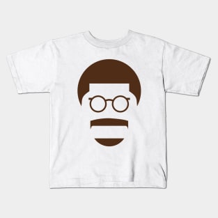 Man With Glasses Kids T-Shirt